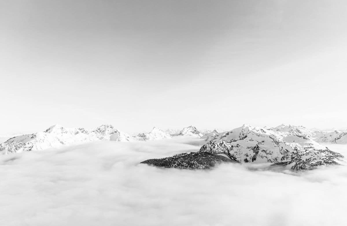 Subtle Himalayan mountain backdrop